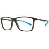 Óculos De Grau Hb Duotech M 93139 Matte Black D. Blue