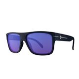 Óculos De Sol Hb Would Matte Black D Blue Blue Chrome