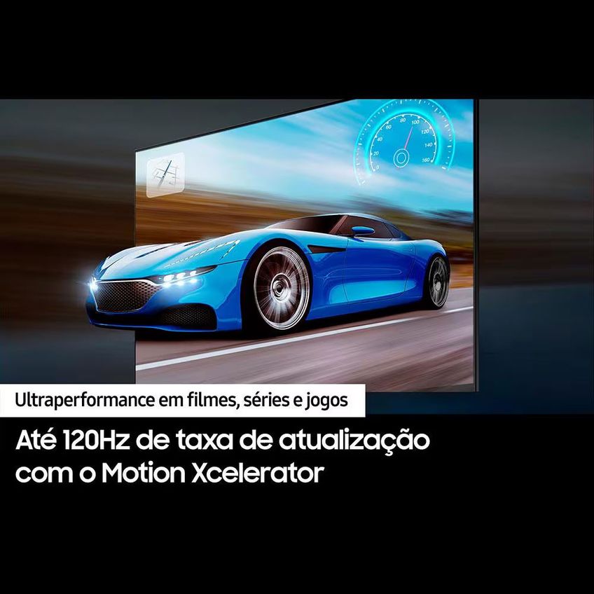 Smart TV 98 Samsung Crystal UHD 4K UN98DU9000 com Wi-Fi integrado, Bluetooth, Gaming Hub, Alexa e Som em Movimento Virtual - imagem 5