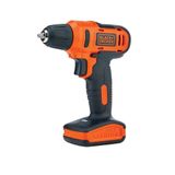 Parafusadeira / Furadeira 3/8 (10mm) Blackedecker Ld12 A Bateria 12v Li-ion Com Acessórios