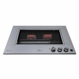 Churrasqueira Cooktop Fischer À Gas Bivolt Com Tampa Inox 31200(83551)