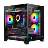 Pc Gamer Ryzen 5 5600gt, 16gb 3200mhz, (radeon Vega 7 Integrado), A520m, Ssd 480gb M.2, 500w 80 Plus, 3 Fans Rgb, Neologic - Nli89006 U Unica Unica