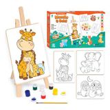 Kit De Pintura Infantil Mamãe &amp; Bebê Nig Brinquedos