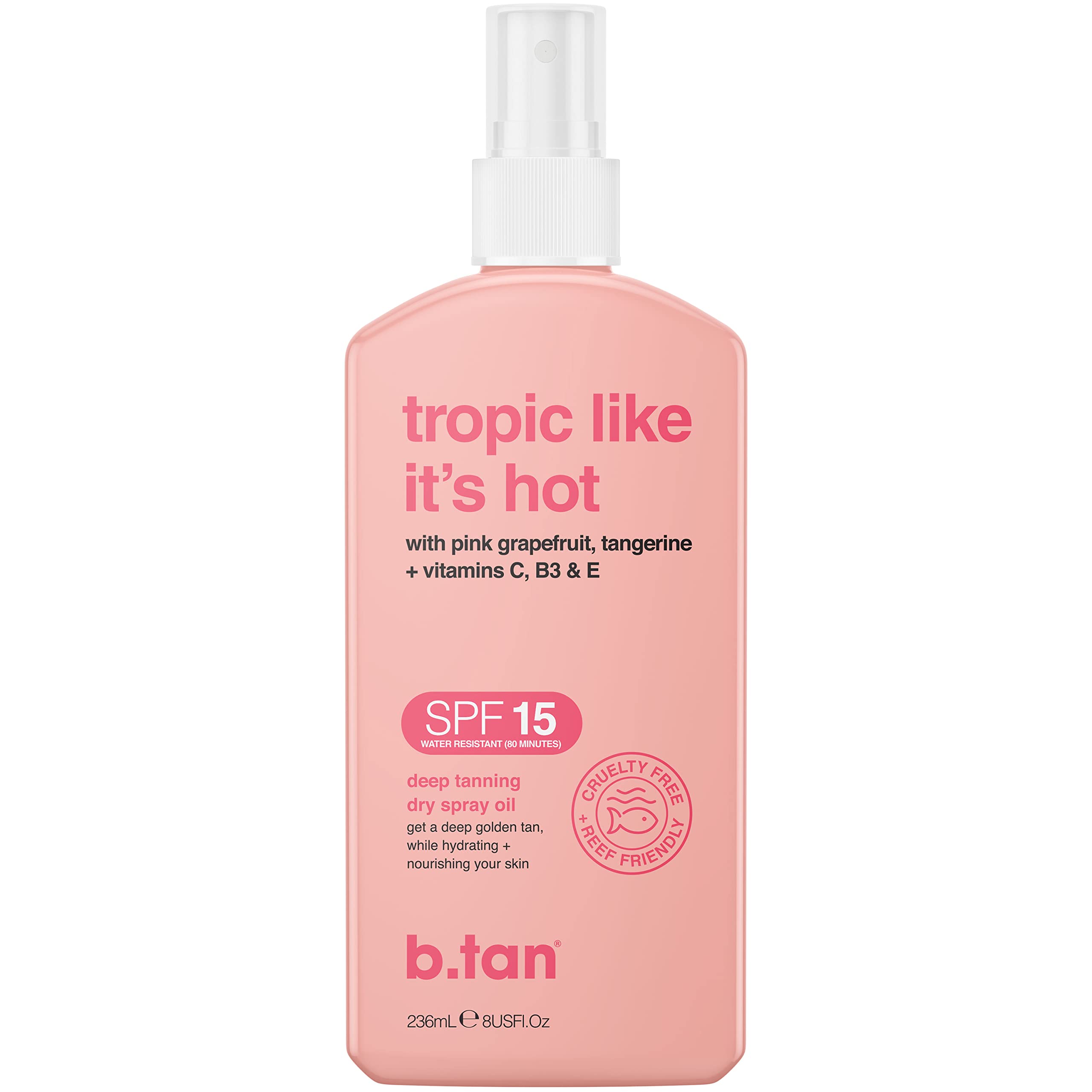 Óleo Bronzeador B.tan Tropic Like It's Hot Spf 15 240 Ml