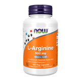 L-arginina 500mg Now Foods 100 Cápsulas