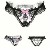 Kit 6 Calcinhas Com Perolas Sensual Elashopp Preto Unico