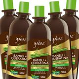 Kit Bambu E Queratina – 5 Shampoo 500ml - Yabae – Vegano