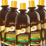 Kit Camomila - 5 Shampoo 500ml - Yabae - Vegano