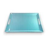 Bandeja Retangular Linha Psicodélica Tiffany - 33cm - Ad