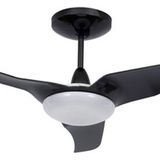 Ventilador Teto Controle Parede 106cm Slim Preto 220v Aliseu
