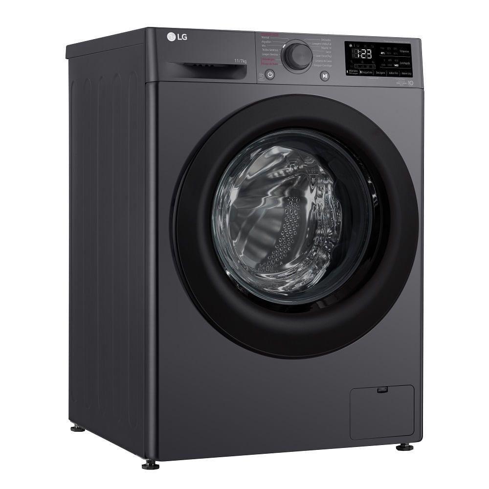 Lavadora de Roupa Lava e Seca 11 Kg Frontal Titanium LG – 220v – Cv3011bc4a