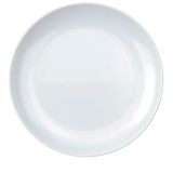 Conjunto De Pratos Sobremesa Nadir Vidro Branco Opaline Blanc 24 Peças