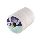 Corda Trançada Riomar Tropical Pp Virgem Rolo Tipo Seda Branca 3mmx277m