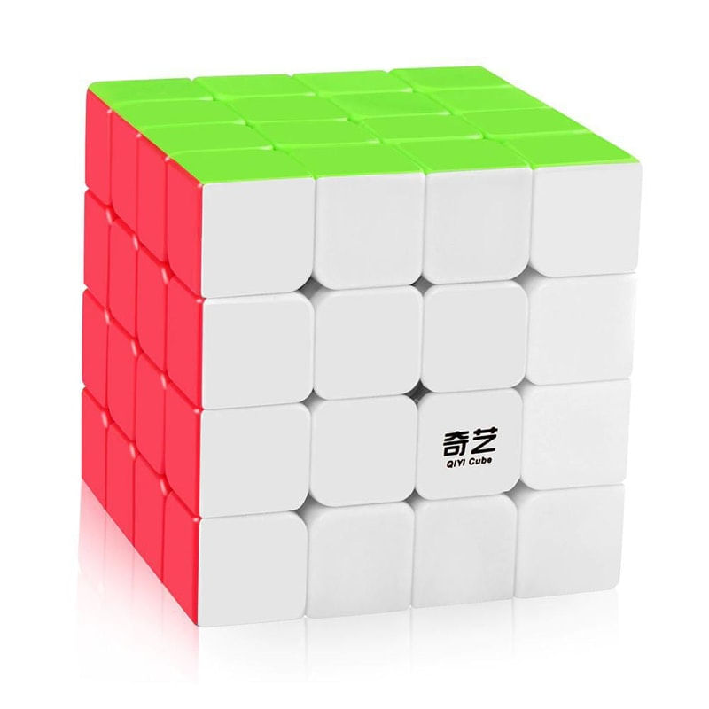 Cubo Mágico Profissional, 4x4x4 - QIYI QIYUAN-Preto