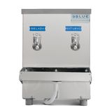 Bebedouro Purificador Industrial Blue Bancada 2 Torneiras Natural E Gelada 10l Pib10l220vn-2t Inox 220v