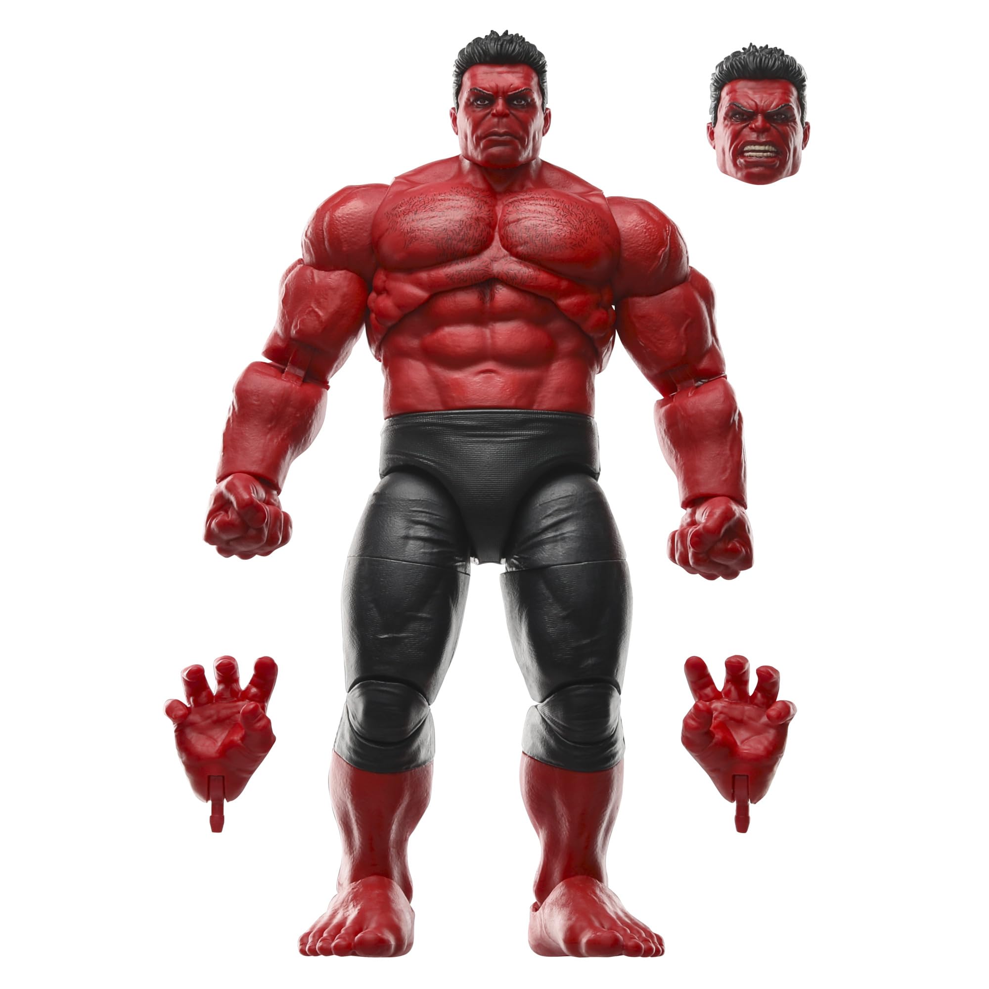 Boneco De Ação Marvel Legends Red Hulk De 15 Cm Com Acessórios