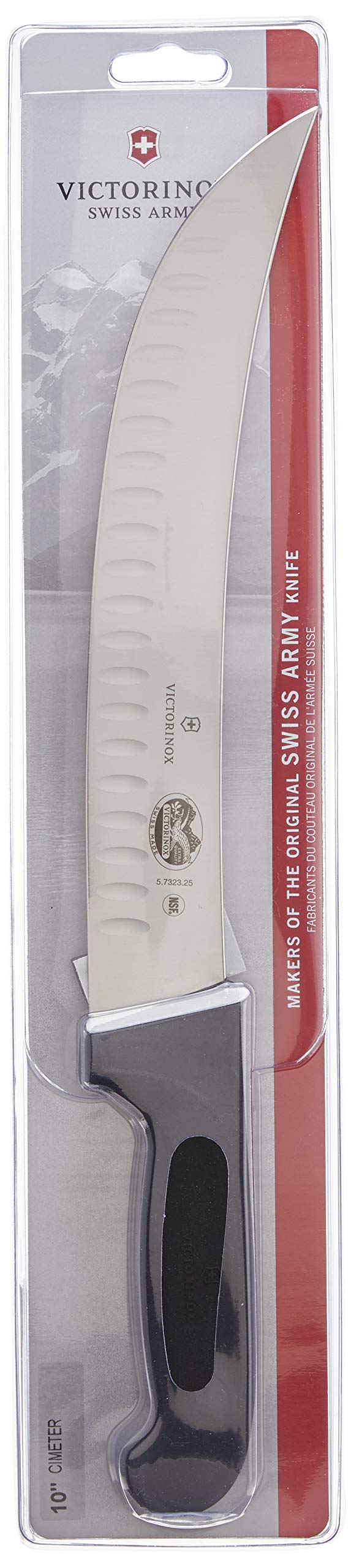 Faca Victorinox Cutlery Curved Cimeter 25 Cm Granton Edge