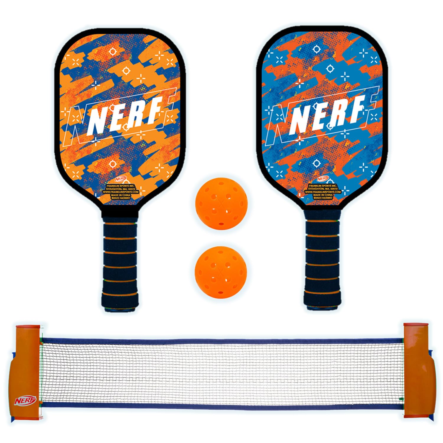 Conjunto De Pickleball De Mesa Nerf, Minijogo Com Rede Retrátil