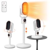 Aquecedor De Ambiente Elétrico Vivohome 1200w Ptc Ceramic 3d Oscillating