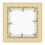 Toalha De Mesa De Pascoa 140x140cm Jardins Que Acolhem