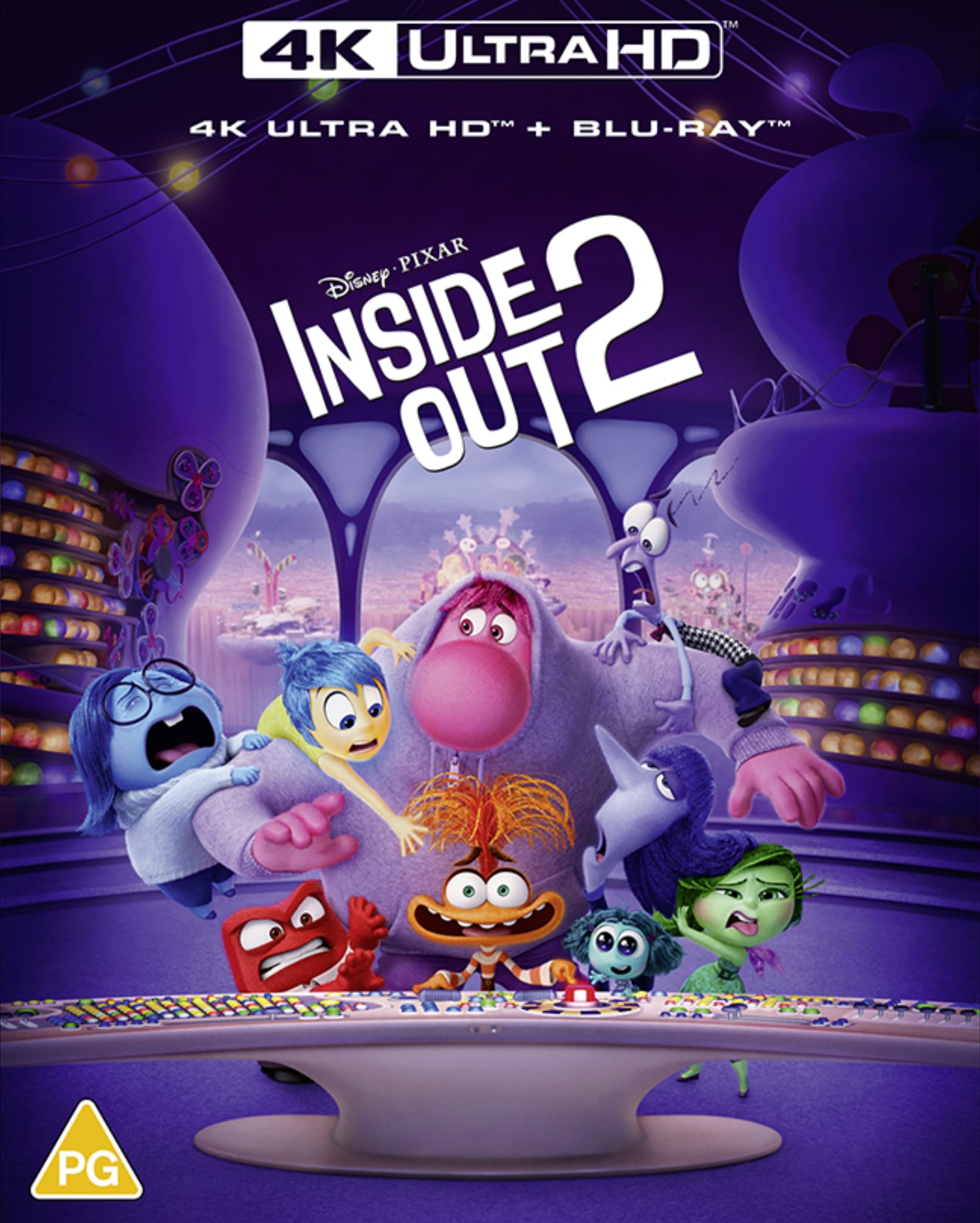 Blu-ray Disney Pixar Inside Out 2 4k Uhd [região Livre]