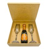 Kit Presente Aurora Boreal Baby Prosecco + 2 Taças