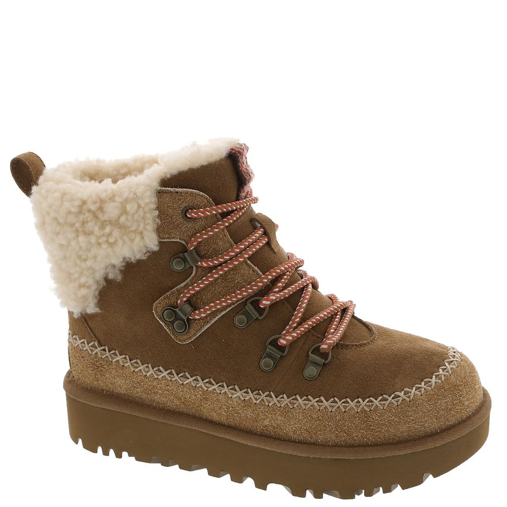 Bota Fashion Ugg Classic Alpine Lace-up Feminina Castanha - Carrefour