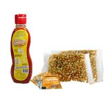 Pipoca 200g milho - Óleo de Manteiga - 05 Sachê Cebola Salsa