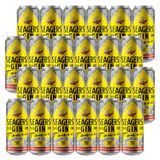 Gin Tônica Seagers Spicy Elderflower Lata 269ml 24 Unidades