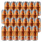 Gin Tônica Seagers Lichia E Maracujá Lata 269ml 24 Unidades
