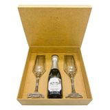 Kit Presente Aurora Boreal Baby Moscatel + 2 Taças