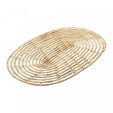 Jogo Americano Fibra Natural Oval Palm 45 X32cm 220254 Lyor