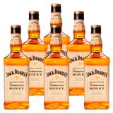 Whisky De Mel Jack Daniel&#39;s Honey 700ml 6 Unidades
