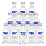 Miniatura Vodka Sueca Absolut Tradicional 50ml 12 Unidades Neutro