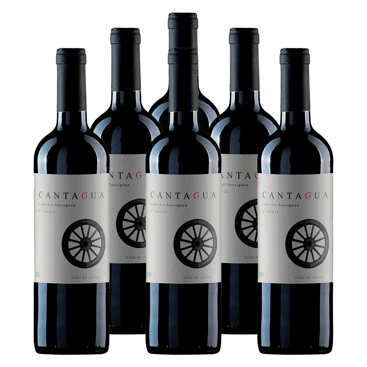 Vinho Fino Tinto Cantagua Cabernet Sauvignon 750ml 6un