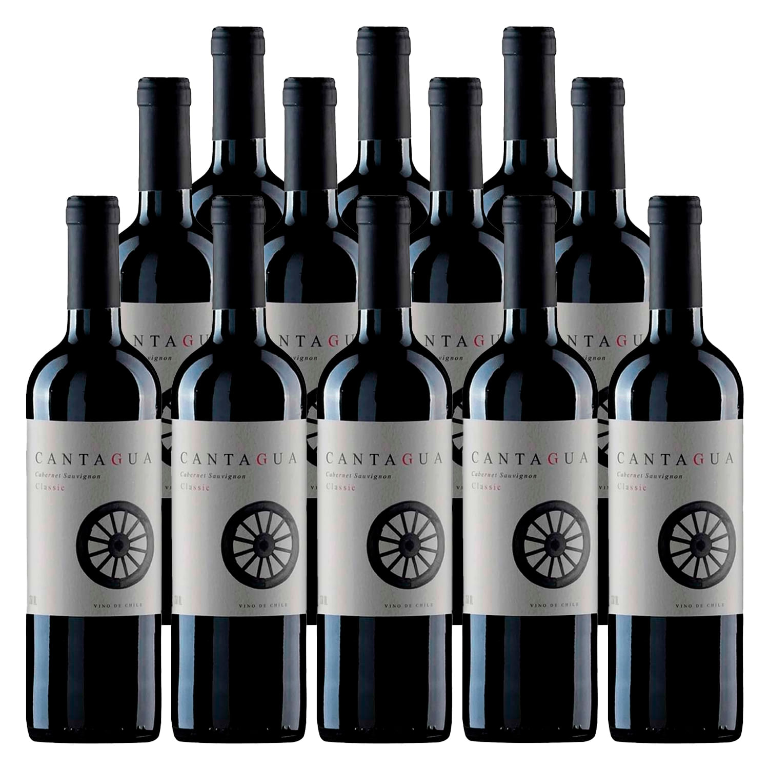 Vinho Fino Tinto Cantagua Cabernet Sauvignon 750ml 12un