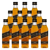Miniatura Whisky Johnnie Walker Black Label 50ml 12 Unidades