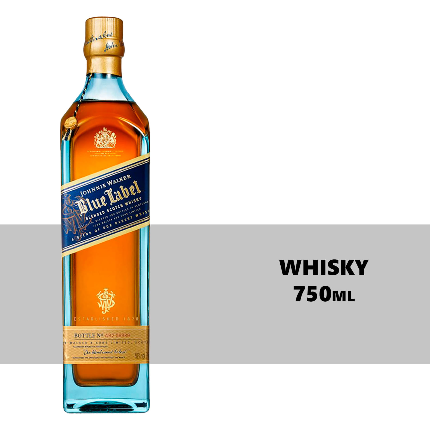 Whisky Johnnie Walker Blue Label 750ml - Carrefour