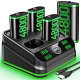 Pacote De Bateria Recarregável Com Carregador Para Xbox One/xbox Series