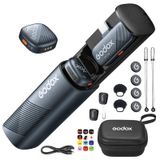 Microfone De Lapela Sem Fio Godox Cube-sc Kit2 Para Iphone E Android