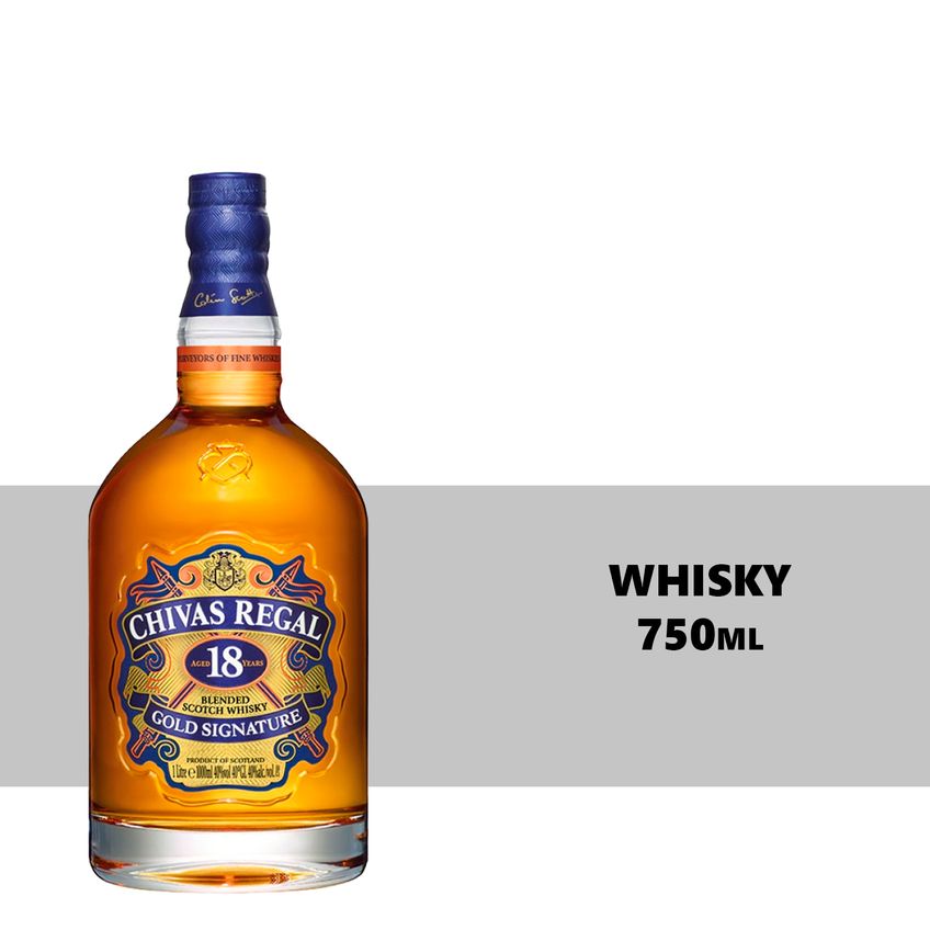Whisky Chivas Regal 18 Anos Garrafa 750ml - Carrefour