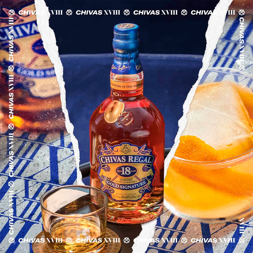 Whisky Chivas Regal 18 Anos Garrafa 750ml - Carrefour