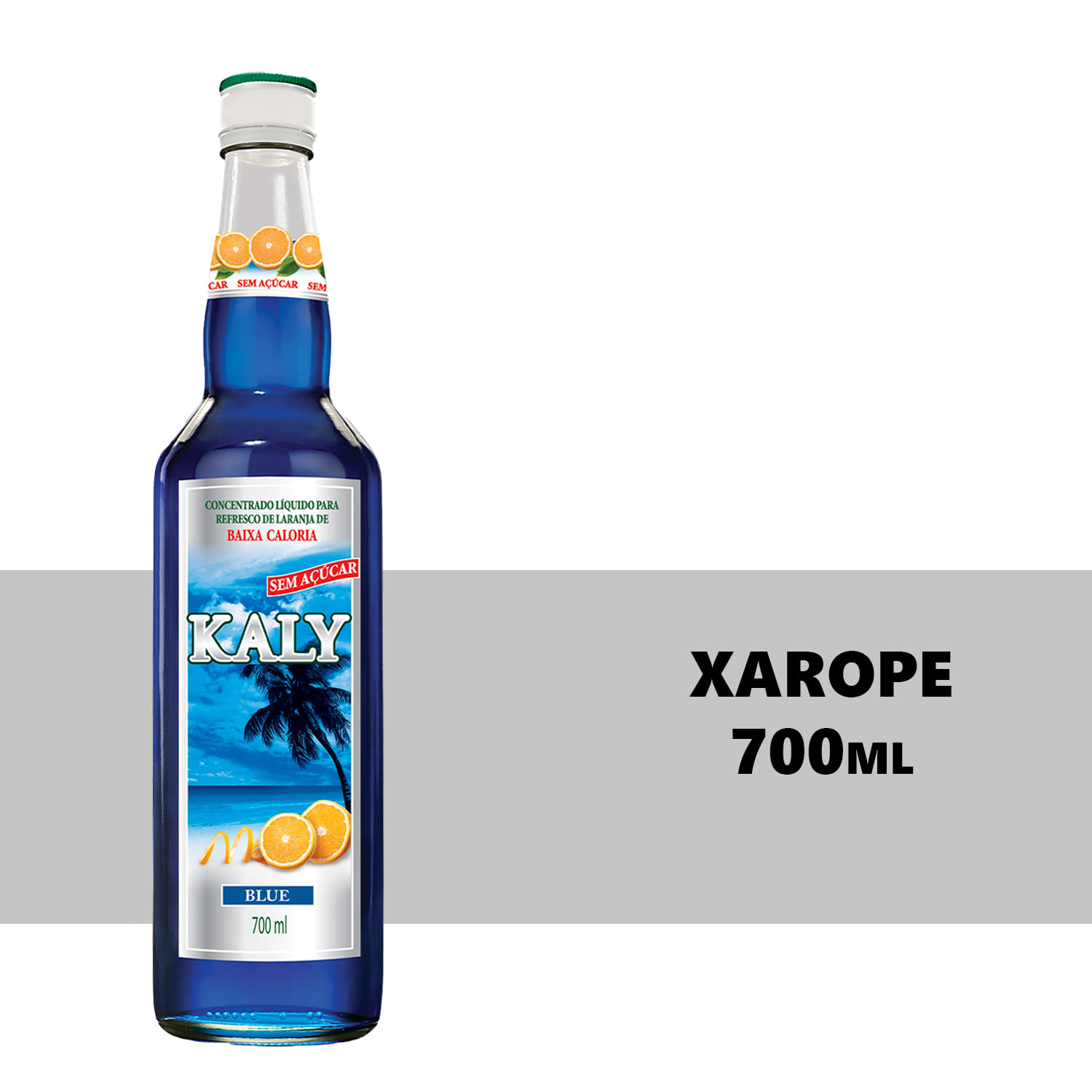 Xarope De Laranja Kaly Blue Zero Açúcar 700ml - Carrefour