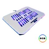 Suporte Para Notebook Refrigerado Com 6 Ventoinhas - Gamer Com Luz Led!