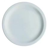 Jogo 12 Pratos De Sobremesa Branco Ceramica - Porcelart