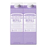 Recarga De Sabonete Líquido Dr. Bronner&#39;s Pure-castile Lavender 960 Ml