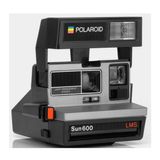 Câmera De Filme Instantâneo Polaroid 600 Sun600 Lms Prata/preta