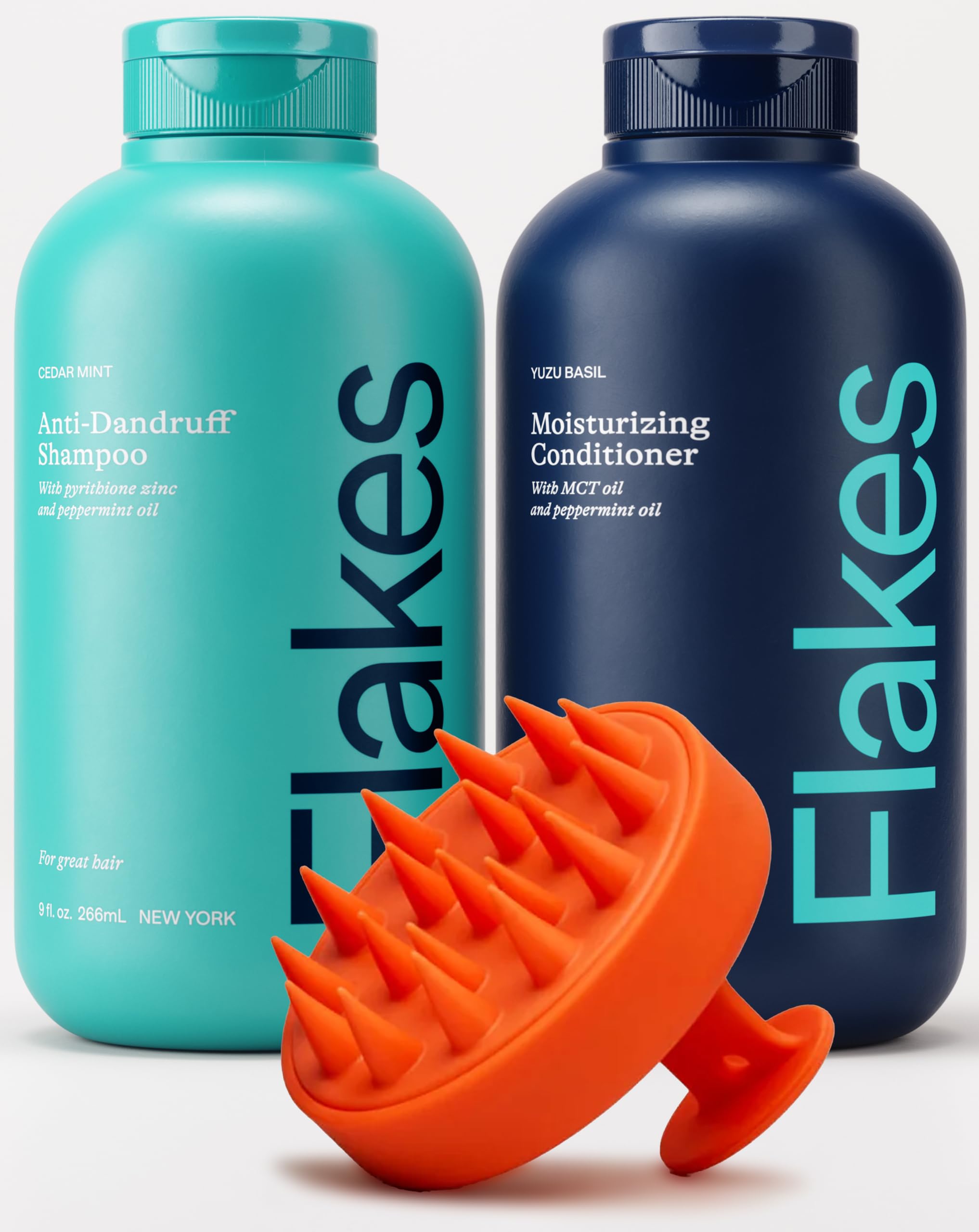 Conjunto De Shampoo E Condicionador Flakes Anticaspa Para Homens