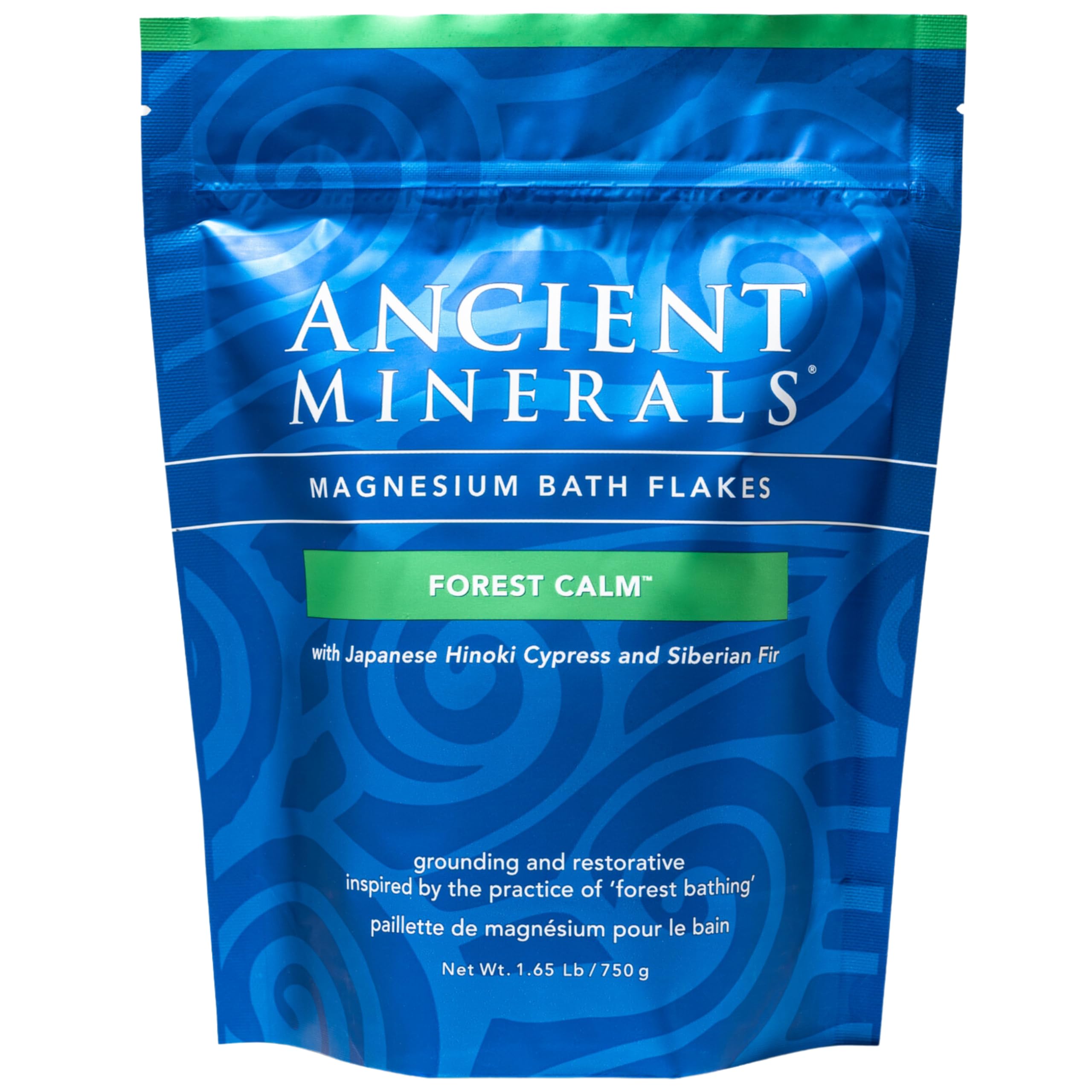 Flocos De Banho Ancient Minerals Magnesium Forest Calm 750g