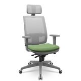 Cadeira Brizza Presidente Grafite Verde Musgo